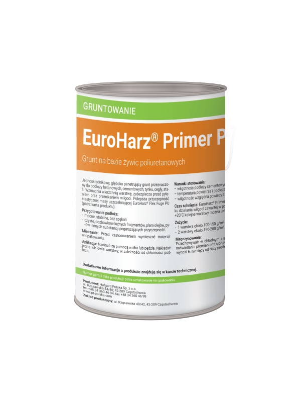 Hufgard EuroHarz Primer PU, 1L, środek gruntujący do powierzchni cementowych