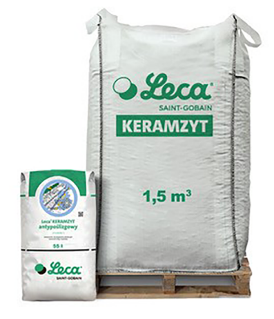 Keramzyt antypoślizgowy LECA - worek 55L