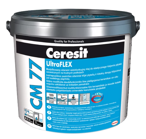 Ceresit CM 77, 8 kg, wielofunkcyjny klej do elastycznego klejenia płytek ceramicznych