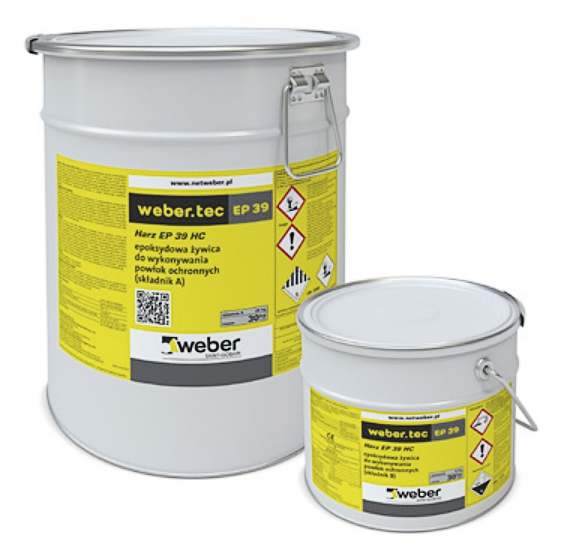 Weber.tec EP 39 - barwna powłoka ochronna z żywicy epoksydowej RAL 7032 - 30 kg