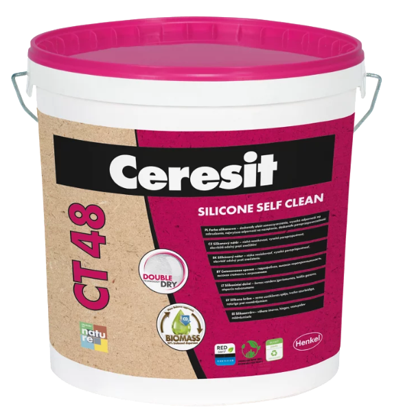 Ceresit CT 48 grupa A, 15 l, farba silikonowa