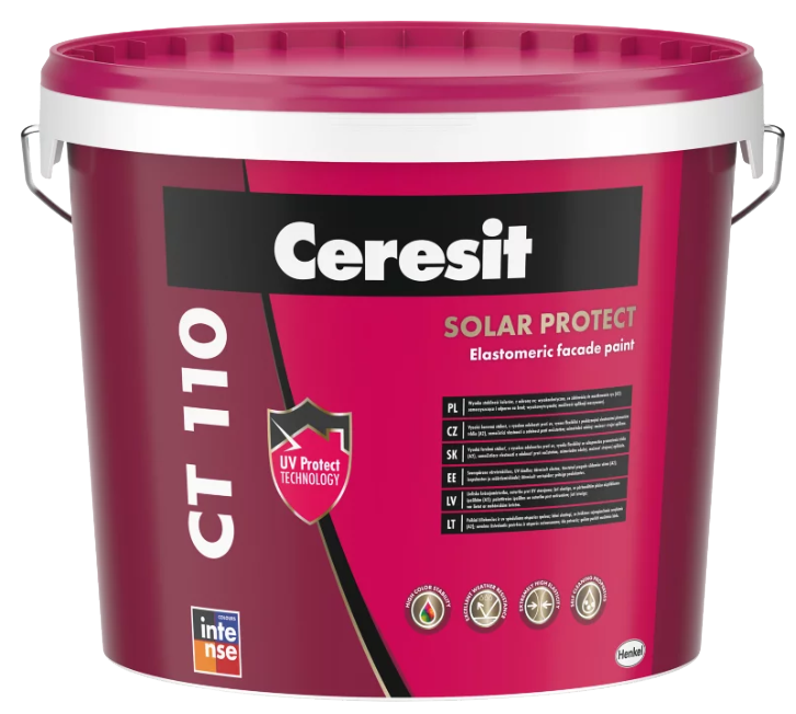 Ceresit CT 110 SOLAR PROTECT baza do kolorowania transparentna, 14 l, elastomerowa farba elewacyjna