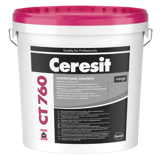 Ceresit CT 760 VISAGE Sydney Light, 20 kg, tynk ozdobny "Beton Architektoniczny"