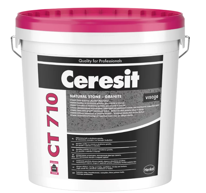 Ceresit CT 710 VISAGE, 20 kg, tynk ozdobny "Kamień Naturalny"