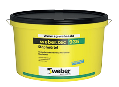 Weber.tec 935 - szybkowiążąca zaprawa do uszczelnień przecieków wody pod ciśnieniem - 10 kg